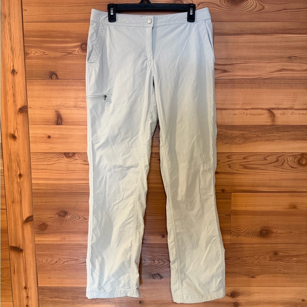 L.L. Bean Women's Size Khaki Comfort Trail Adjustable Waist Pants - Picture 2 of 12